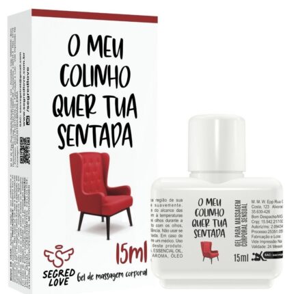 o meu colinho quer tua sentada kit gel retardante masculino 15ml e tatuagem segred love