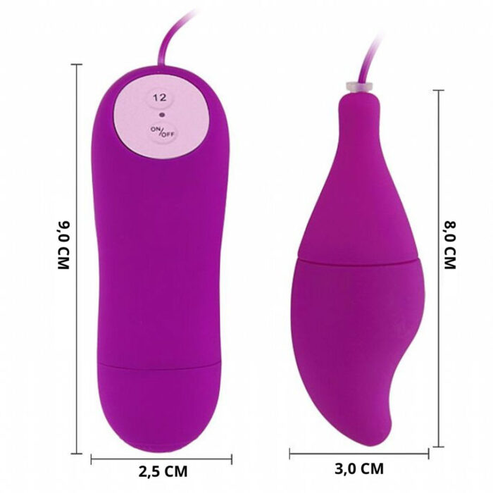 vibrador-bullet-com-fio-12-vibracoes-pleasure-shell